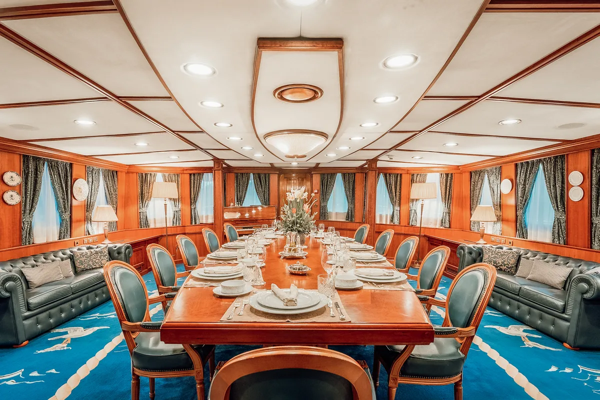 Salon of Seagull II, a Gulet Motoryacht yacht at Split, Croatia