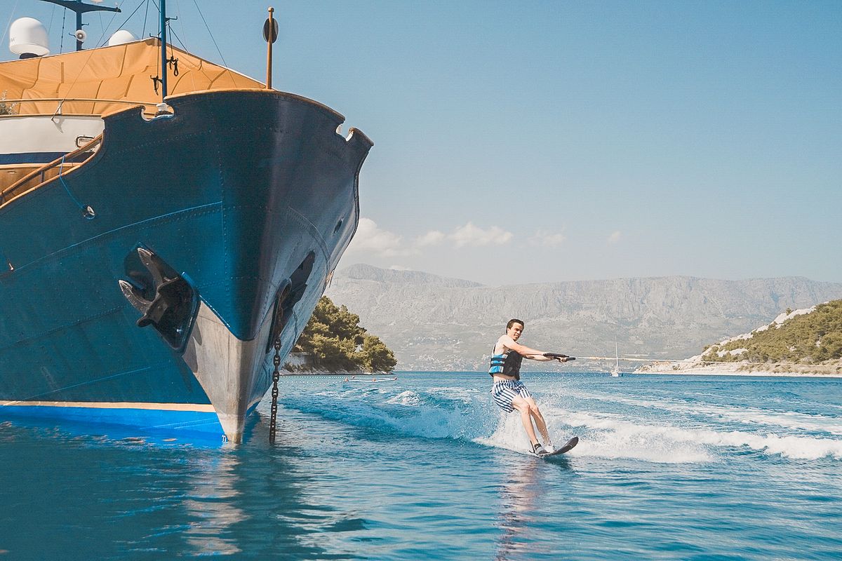 Exterior view of Seagull II, a Gulet Motoryacht yacht at Split, Croatia