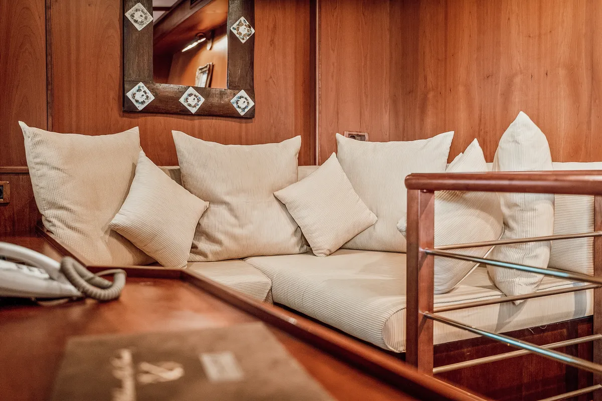 Salon of Seagull II, a Gulet Motoryacht yacht at Split, Croatia