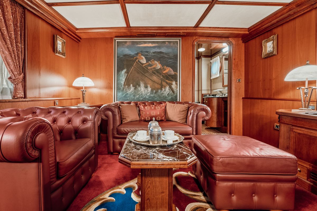 Salon of Seagull II, a Gulet Motoryacht yacht at Split, Croatia