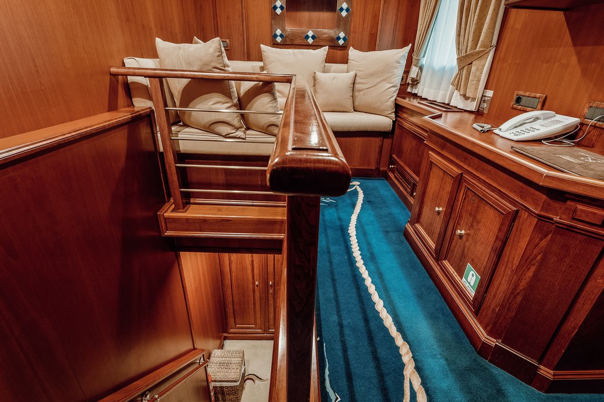 Salon of Seagull II, a Gulet Motoryacht yacht at Split, Croatia