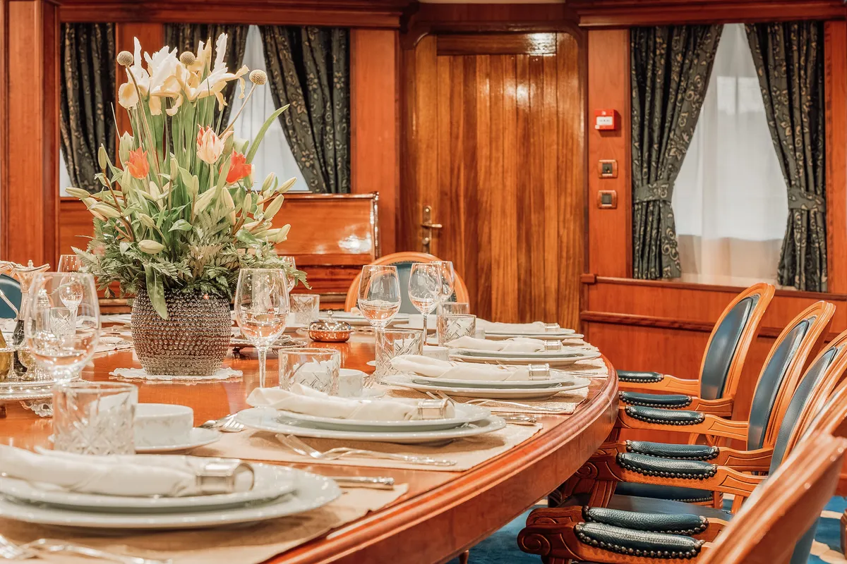 Salon of Seagull II, a Gulet Motoryacht yacht at Split, Croatia