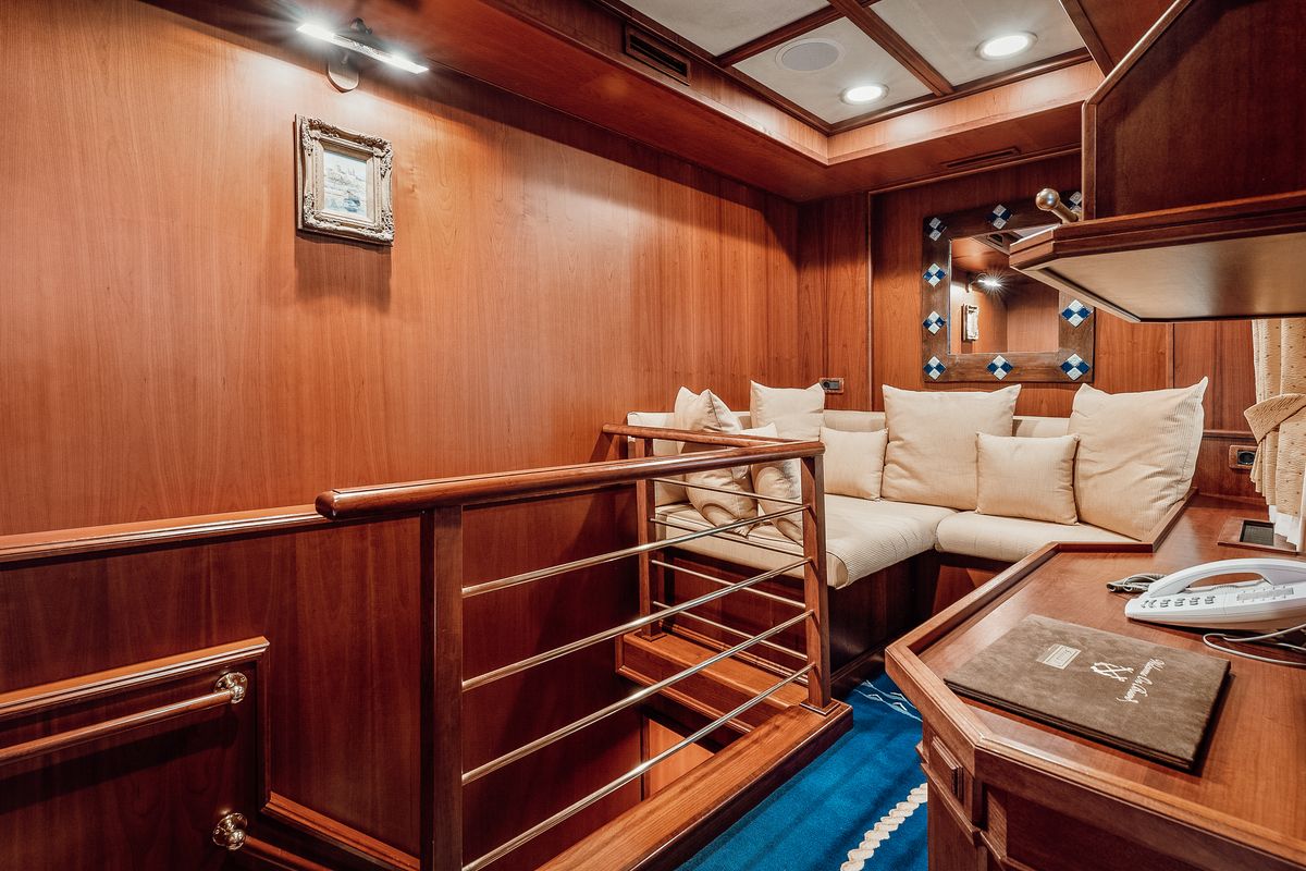 Salon of Seagull II, a Gulet Motoryacht yacht at Split, Croatia