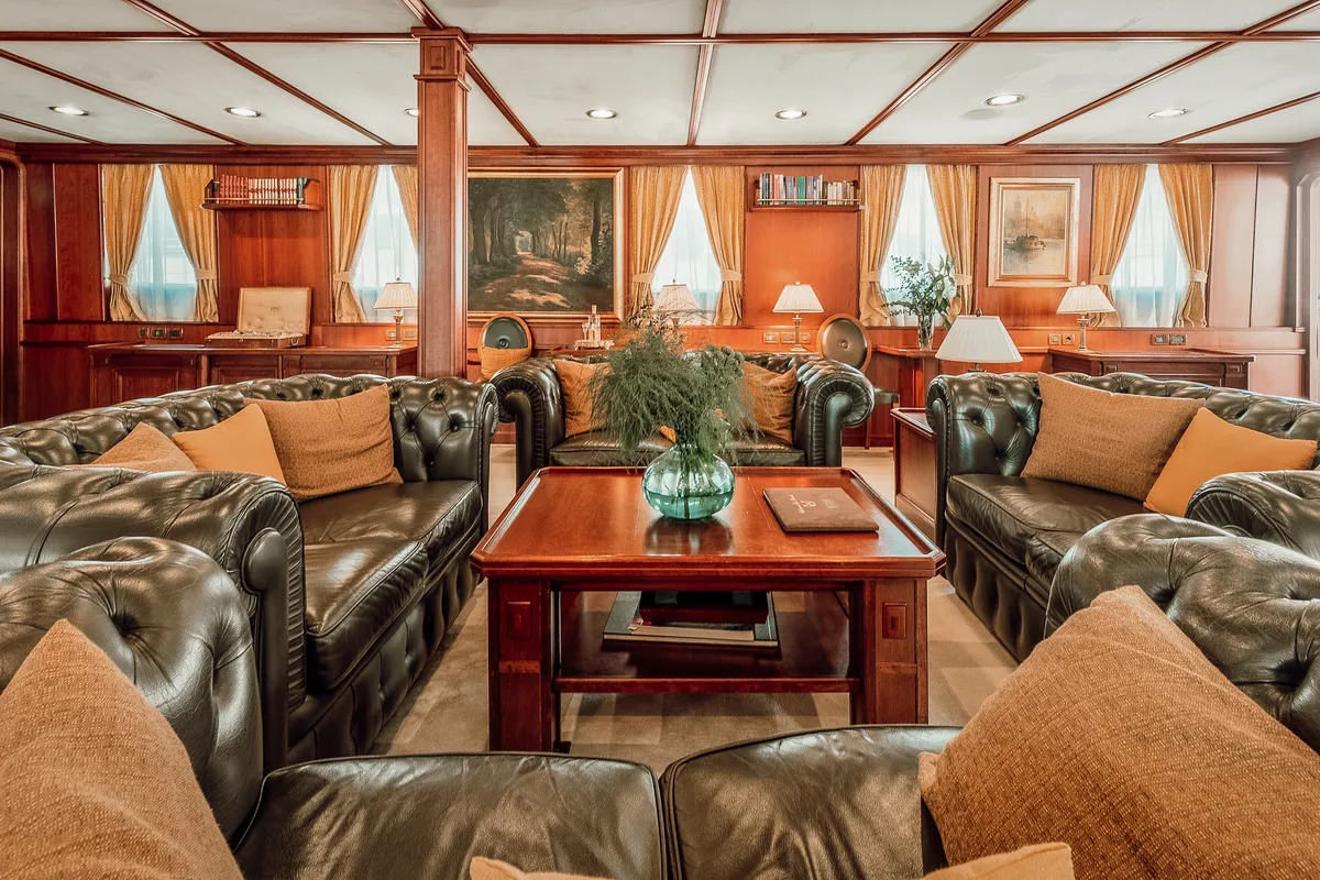 Salon of Seagull II, a Gulet Motoryacht yacht at Split, Croatia