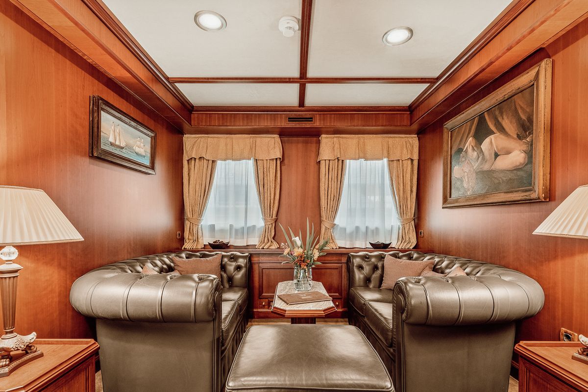 Salon of Seagull II, a Gulet Motoryacht yacht at Split, Croatia