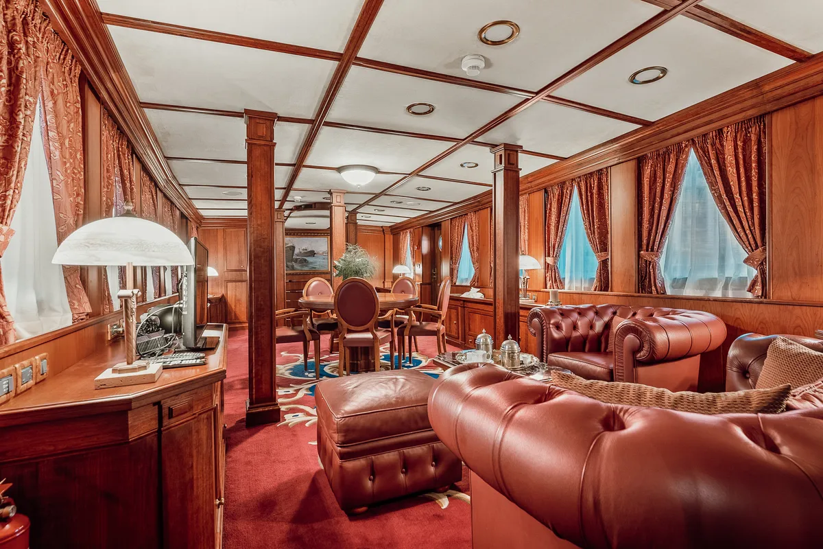 Salon of Seagull II, a Gulet Motoryacht yacht at Split, Croatia