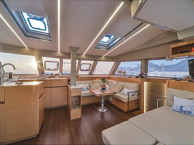 ODYSSEY, a Nautitech Nautitech 46 Fly catamaran at Lavreotiki Municipal Unit, Greece