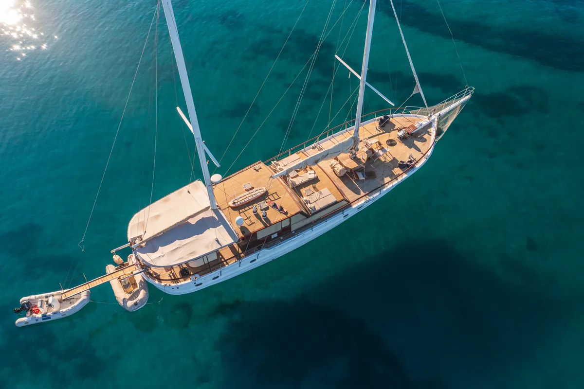 Exterior view of Summer Princess, a Gulet Gulet gulet at Split, Croatia
