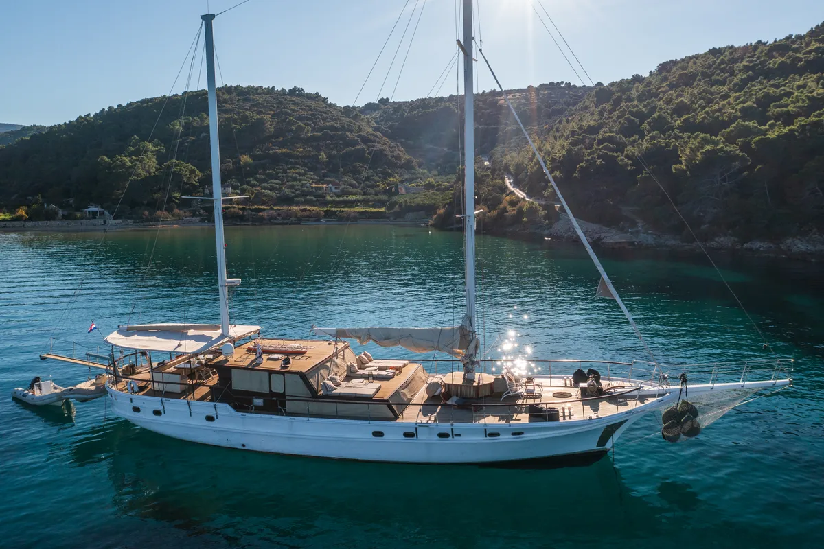 Exterior view of Summer Princess, a Gulet Gulet gulet at Split, Croatia