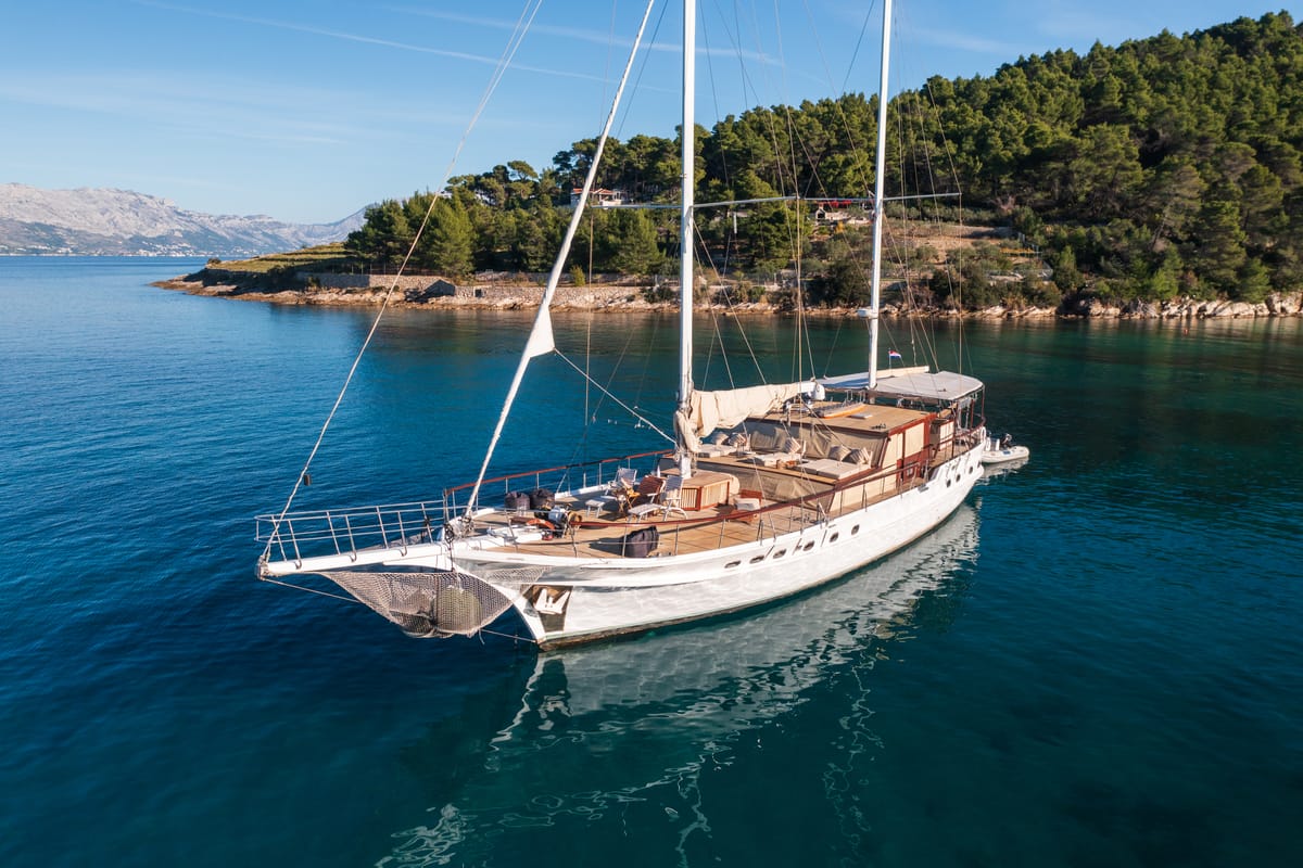 Exterior view of Summer Princess, a Gulet Gulet gulet at Split, Croatia