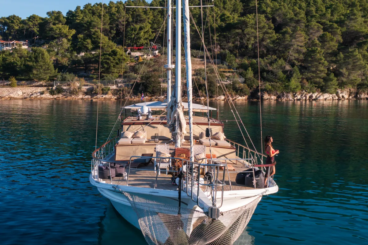 Exterior view of Summer Princess, a Gulet Gulet gulet at Split, Croatia