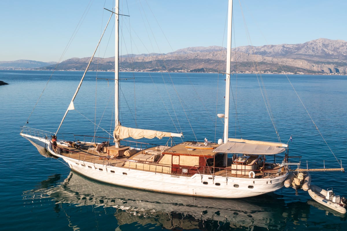 Exterior view of Summer Princess, a Gulet Gulet gulet at Split, Croatia