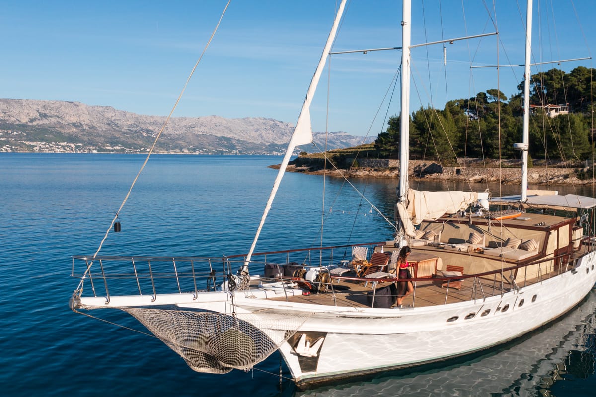 Exterior view of Summer Princess, a Gulet Gulet gulet at Split, Croatia