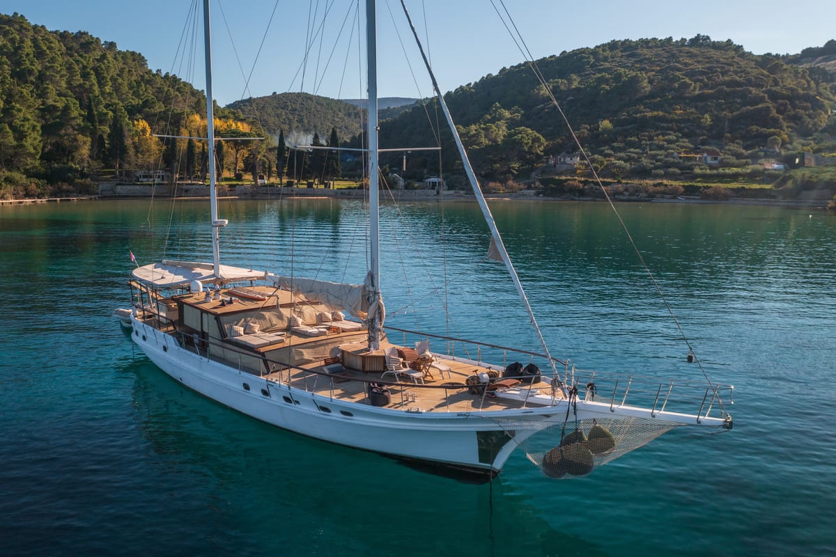 Exterior view of Summer Princess, a Gulet Gulet gulet at Split, Croatia