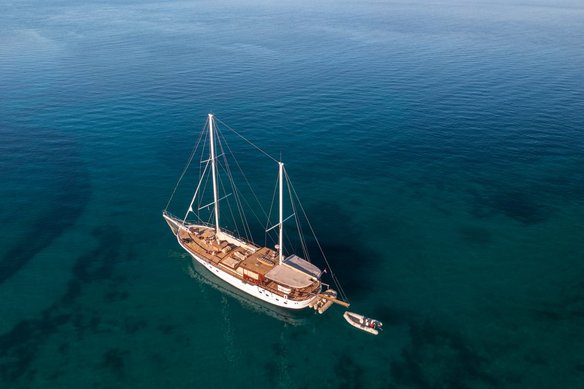 Exterior view of Summer Princess, a Gulet Gulet gulet at Split, Croatia