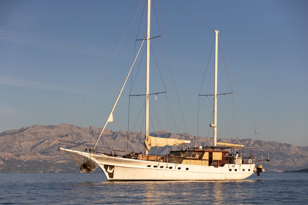 Exterior view of Summer Princess, a Gulet Gulet gulet at Split, Croatia