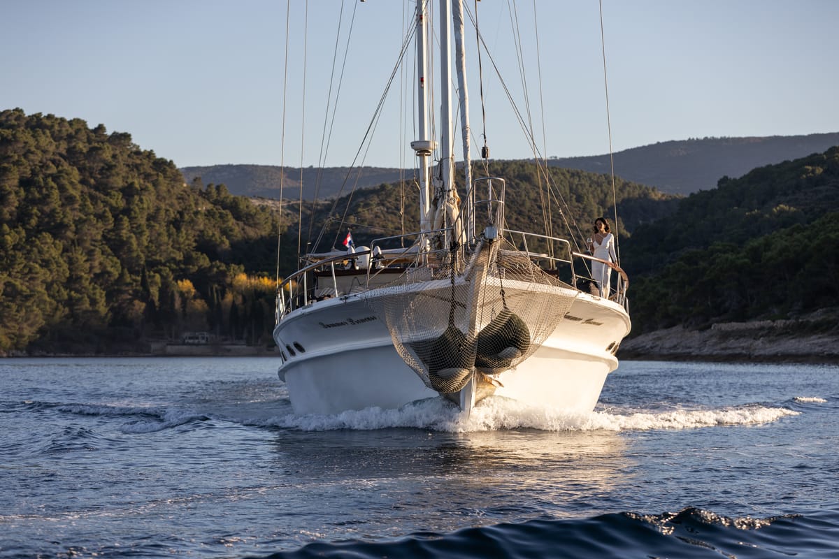 Exterior view of Summer Princess, a Gulet Gulet gulet at Split, Croatia