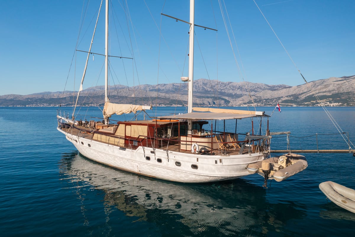 Exterior view of Summer Princess, a Gulet Gulet gulet at Split, Croatia