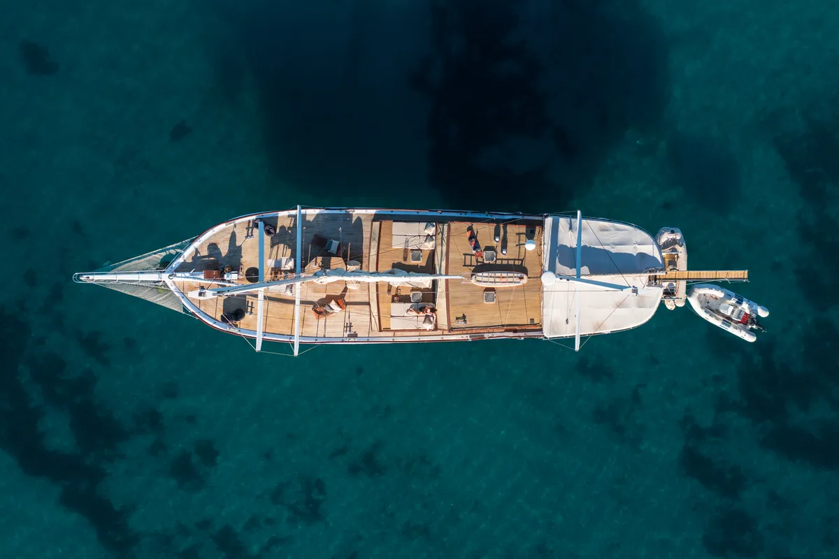 Exterior view of Summer Princess, a Gulet Gulet gulet at Split, Croatia