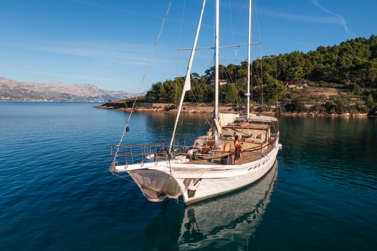 Exterior view of Summer Princess, a Gulet Gulet gulet at Split, Croatia