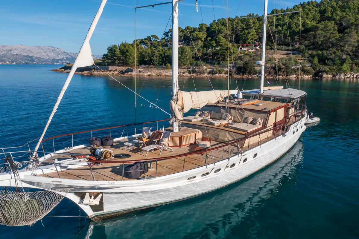 Exterior view of Summer Princess, a Gulet Gulet gulet at Split, Croatia