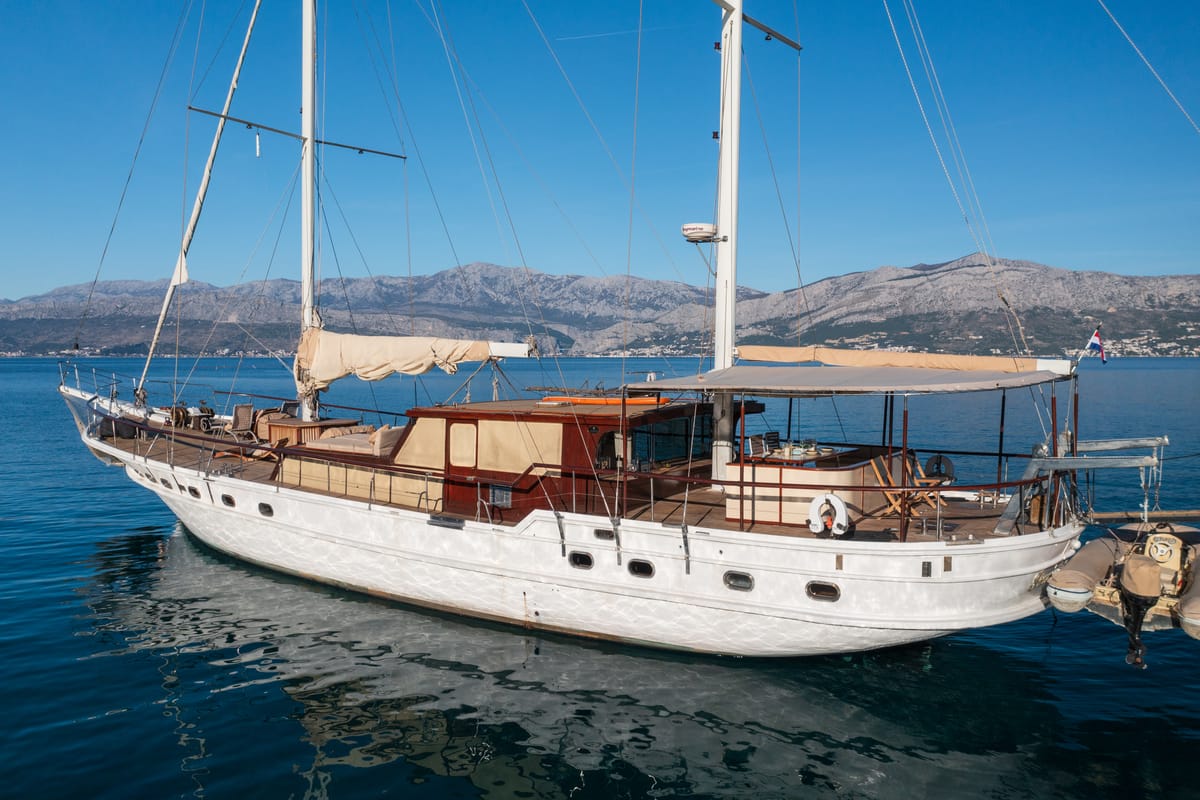 Exterior view of Summer Princess, a Gulet Gulet gulet at Split, Croatia