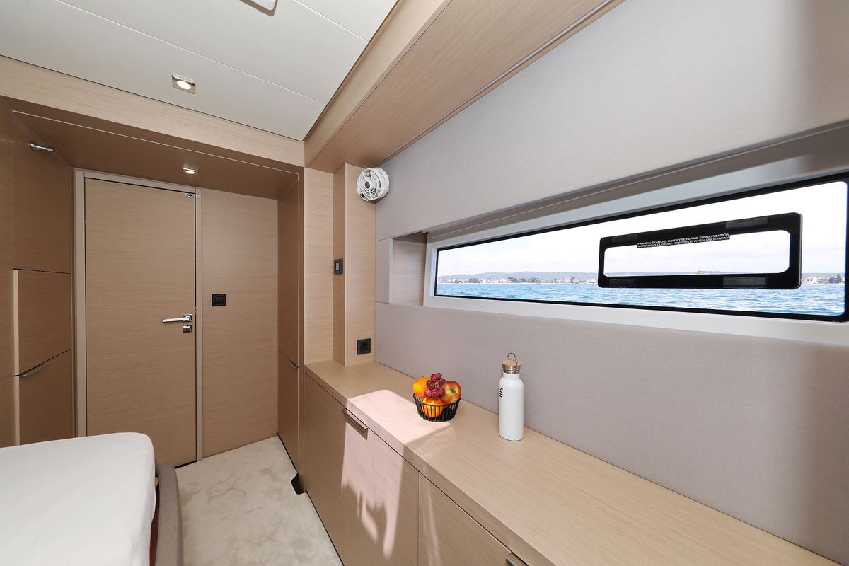Cabin on NOMAD, a Lagoon 55 catamaran at Split, Croatia