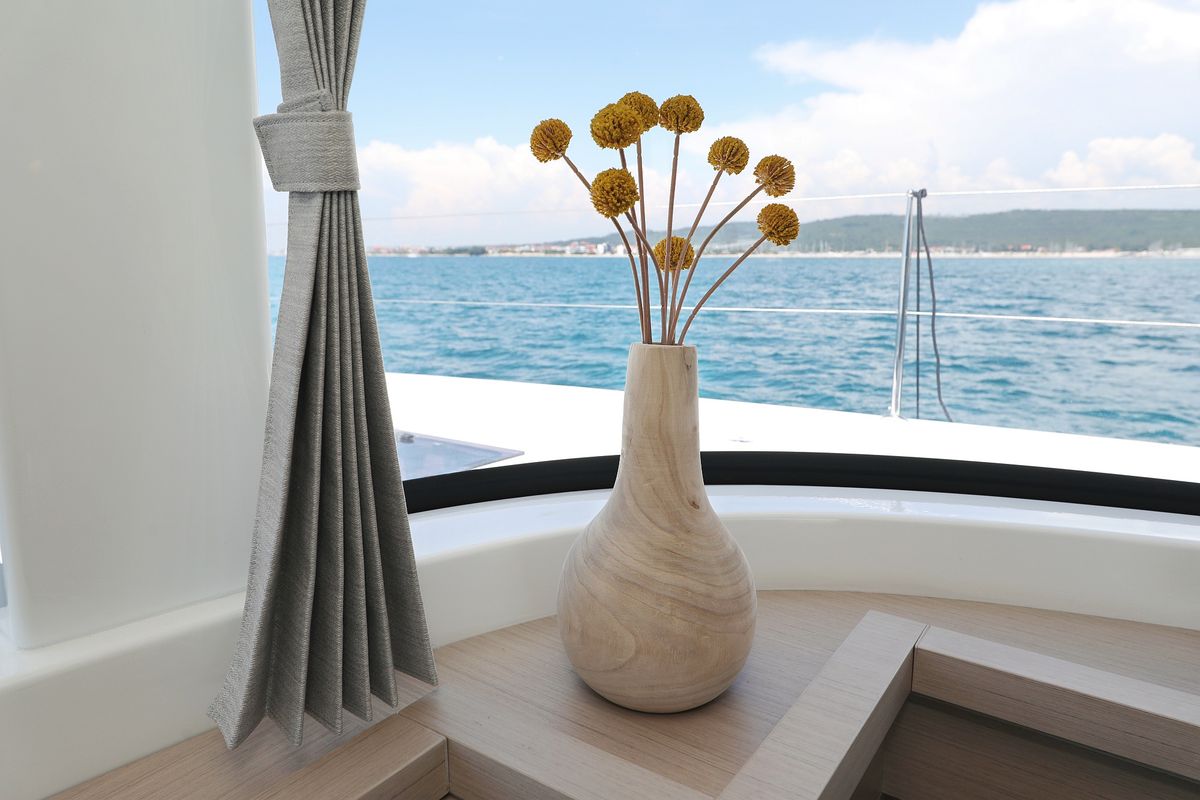 NOMAD, a Lagoon 55 catamaran at Split, Croatia