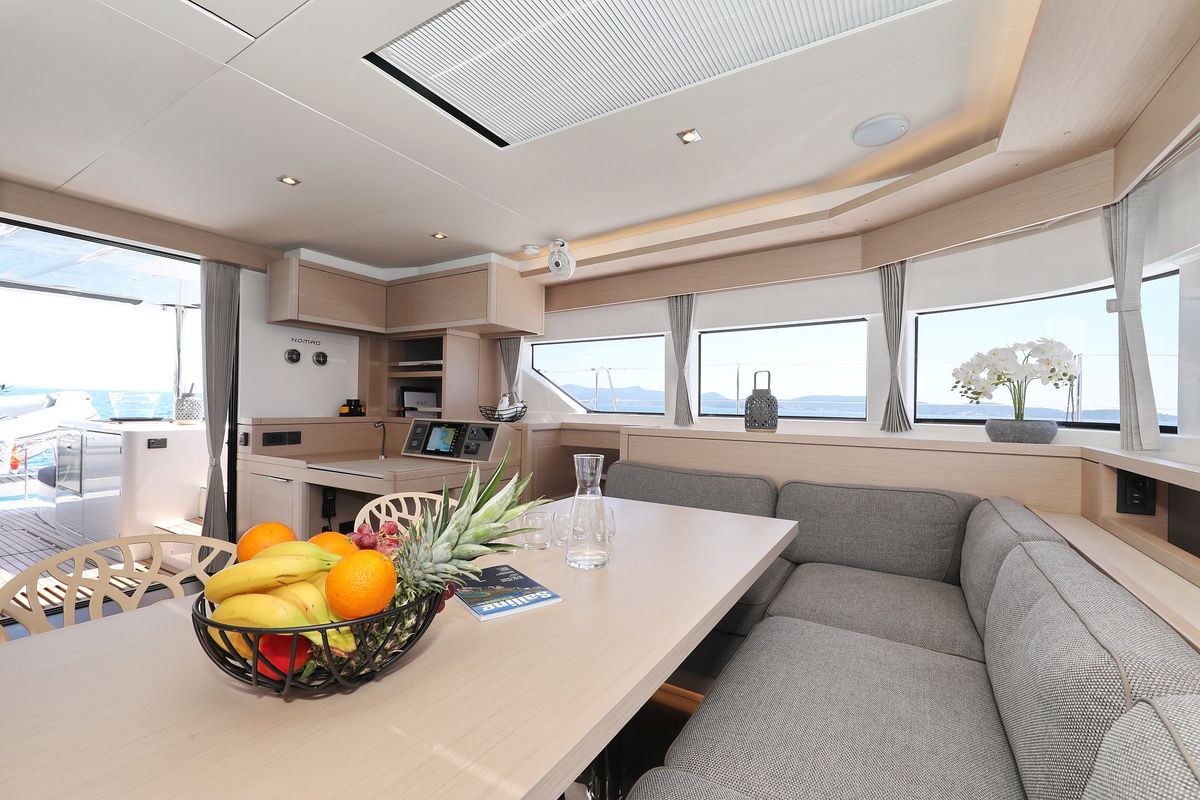 Cabin on NOMAD, a Lagoon 55 catamaran at Split, Croatia