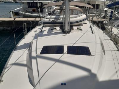 Deck of PENELOPE, a Bavaria Cruiser 46 sailboat at Općina Sukošan, Croatia