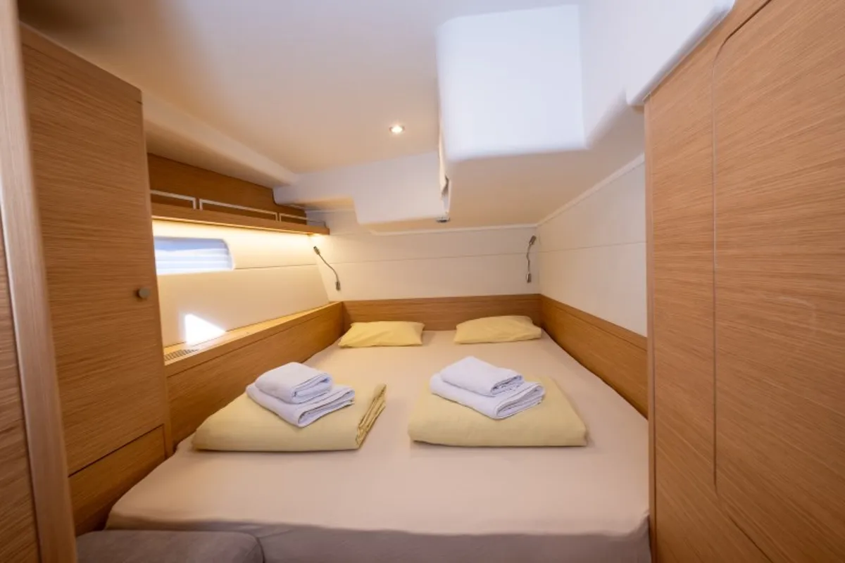 Cabin on Morea, a Cantiere Del Pardo (Grand Soleil) Grand Soleil 52 LC sailboat at Grad Šibenik, Croatia
