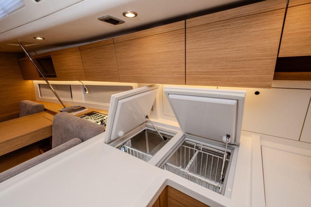 Galley of Morea, a Cantiere Del Pardo (Grand Soleil) Grand Soleil 52 LC sailboat at Grad Šibenik, Croatia