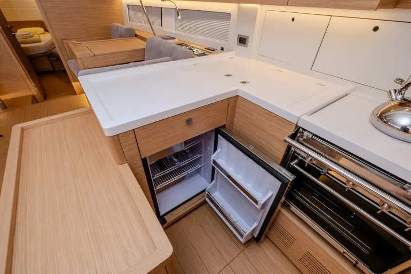 Galley of Morea, a Cantiere Del Pardo (Grand Soleil) Grand Soleil 52 LC sailboat at Grad Šibenik, Croatia