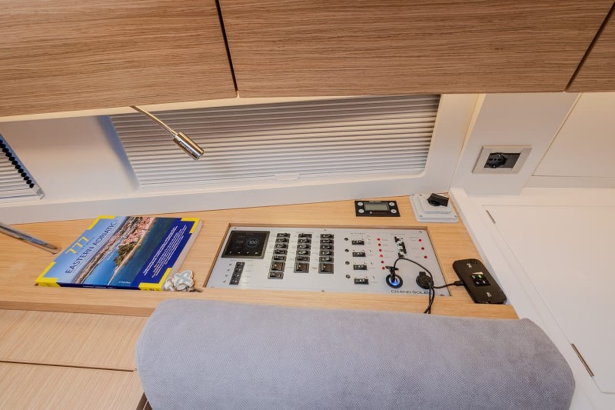 Morea, a Cantiere Del Pardo (Grand Soleil) Grand Soleil 52 LC sailboat at Grad Šibenik, Croatia
