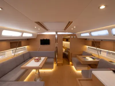 Salon of Morea, a Cantiere Del Pardo (Grand Soleil) Grand Soleil 52 LC sailboat at Grad Šibenik, Croatia