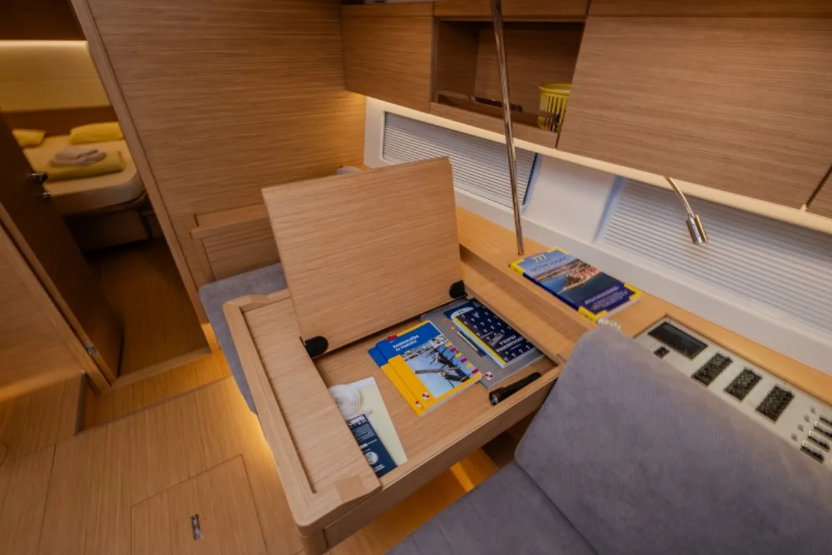 Salon of Morea, a Cantiere Del Pardo (Grand Soleil) Grand Soleil 52 LC sailboat at Grad Šibenik, Croatia