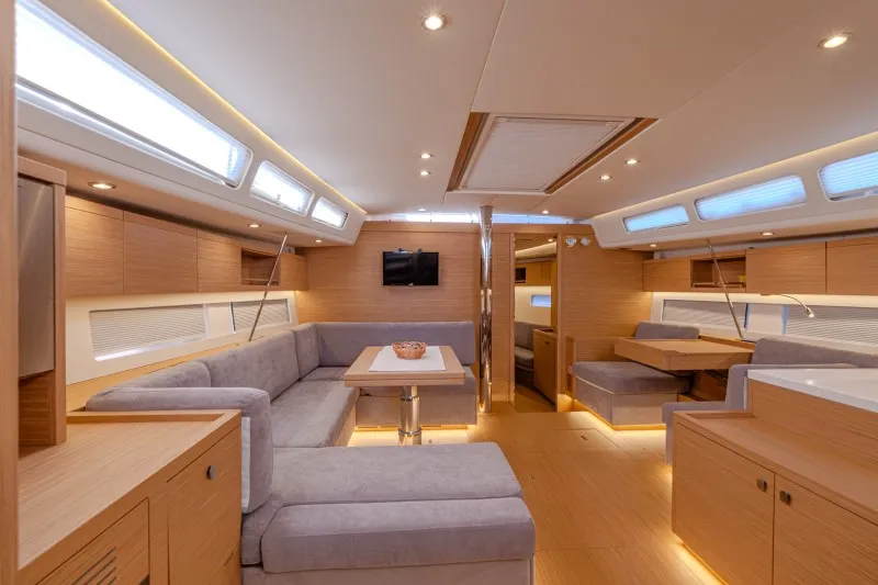 Salon of Morea, a Cantiere Del Pardo (Grand Soleil) Grand Soleil 52 LC sailboat at Grad Šibenik, Croatia