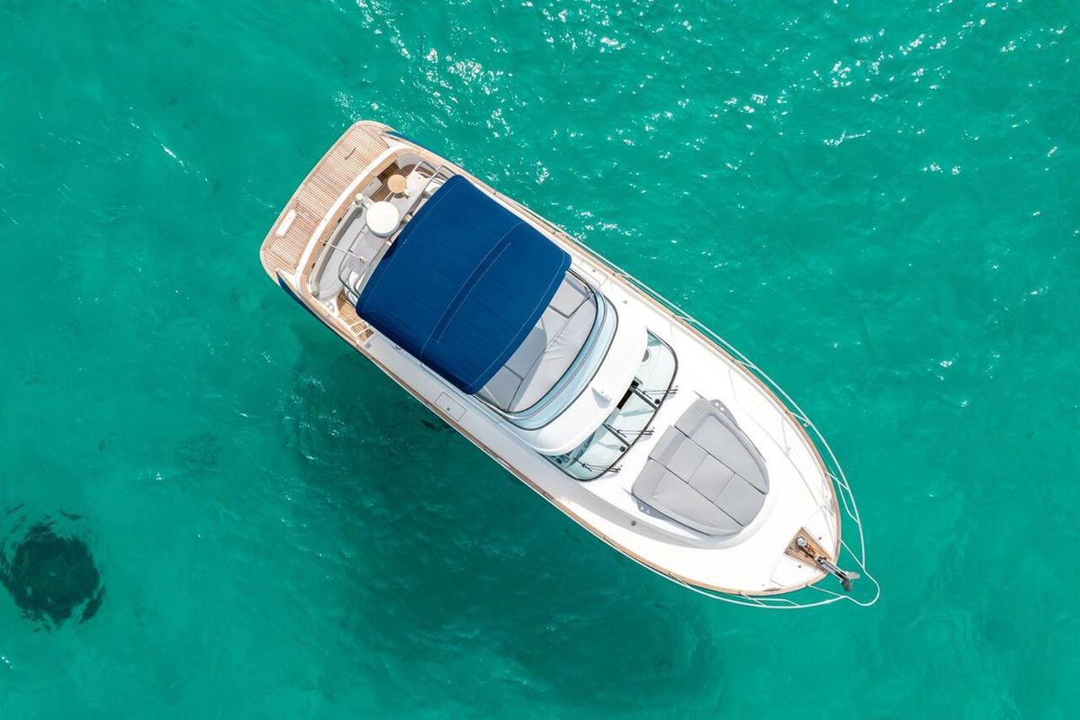 Exterior view of Helen Rose, a Beneteau Antares 12 Fly yacht at Općina Medulin, Croatia