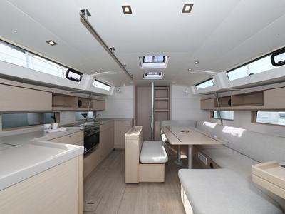 Salon of Air 2, a Beneteau Oceanis 46.1 sailboat at Grad Trogir, Croatia