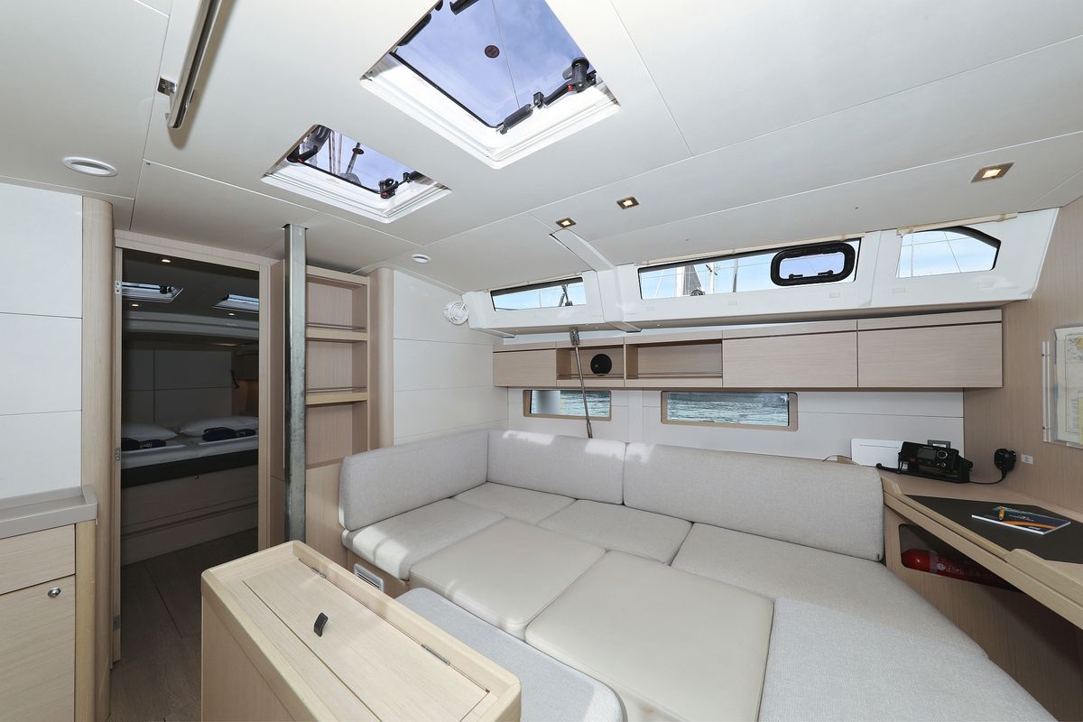 Salon of Air 2, a Beneteau Oceanis 46.1 sailboat at Grad Trogir, Croatia