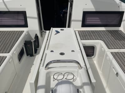 Deck of STAR V, a Jeanneau Sun Odyssey 440 sailboat at Alameda, United States