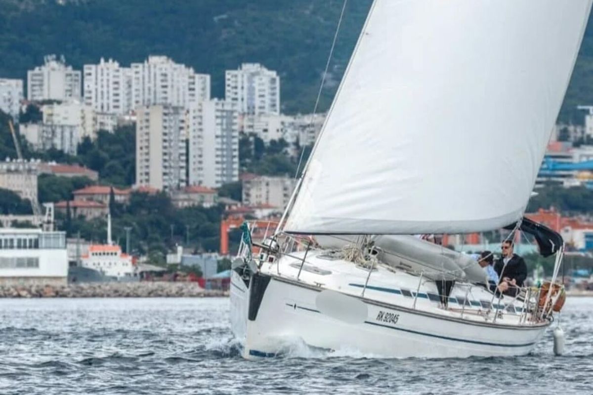 Exterior view of Sea Toy, a Bavaria 44 sailboat at Grad Rijeka, Croatia