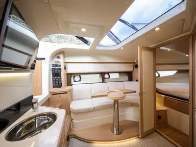 Salon of JOKER, a Focus Motor Yachts Focus Power 36 motorboat at Općina Sukošan, Croatia