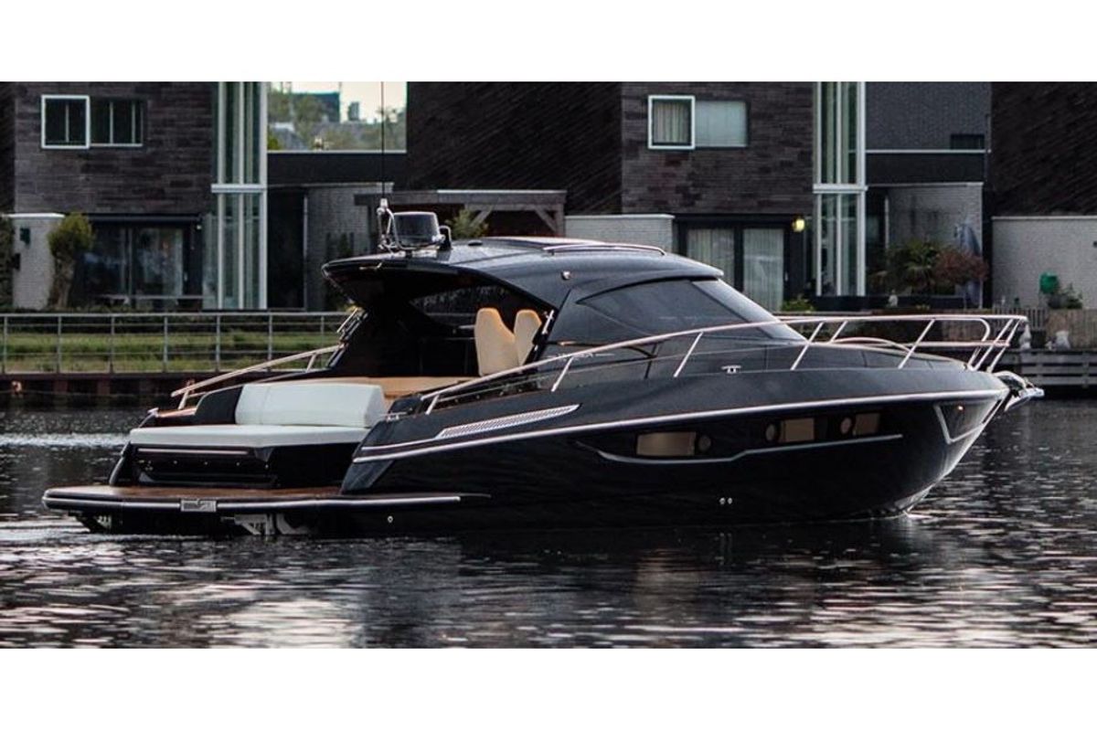 Exterior view of JOKER, a Focus Motor Yachts Focus Power 36 motorboat at Općina Sukošan, Croatia