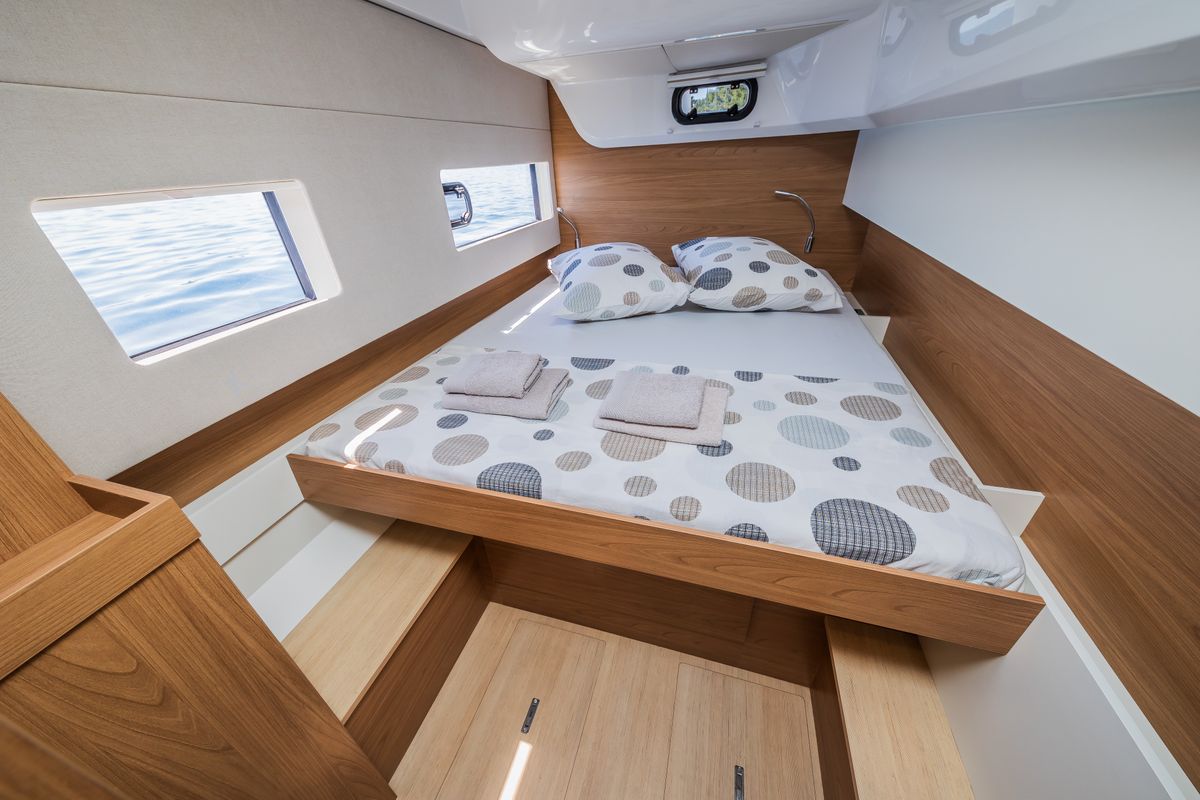 Cabin on Susanne, a Bali Catsmart catamaran at Općina Sukošan, Croatia