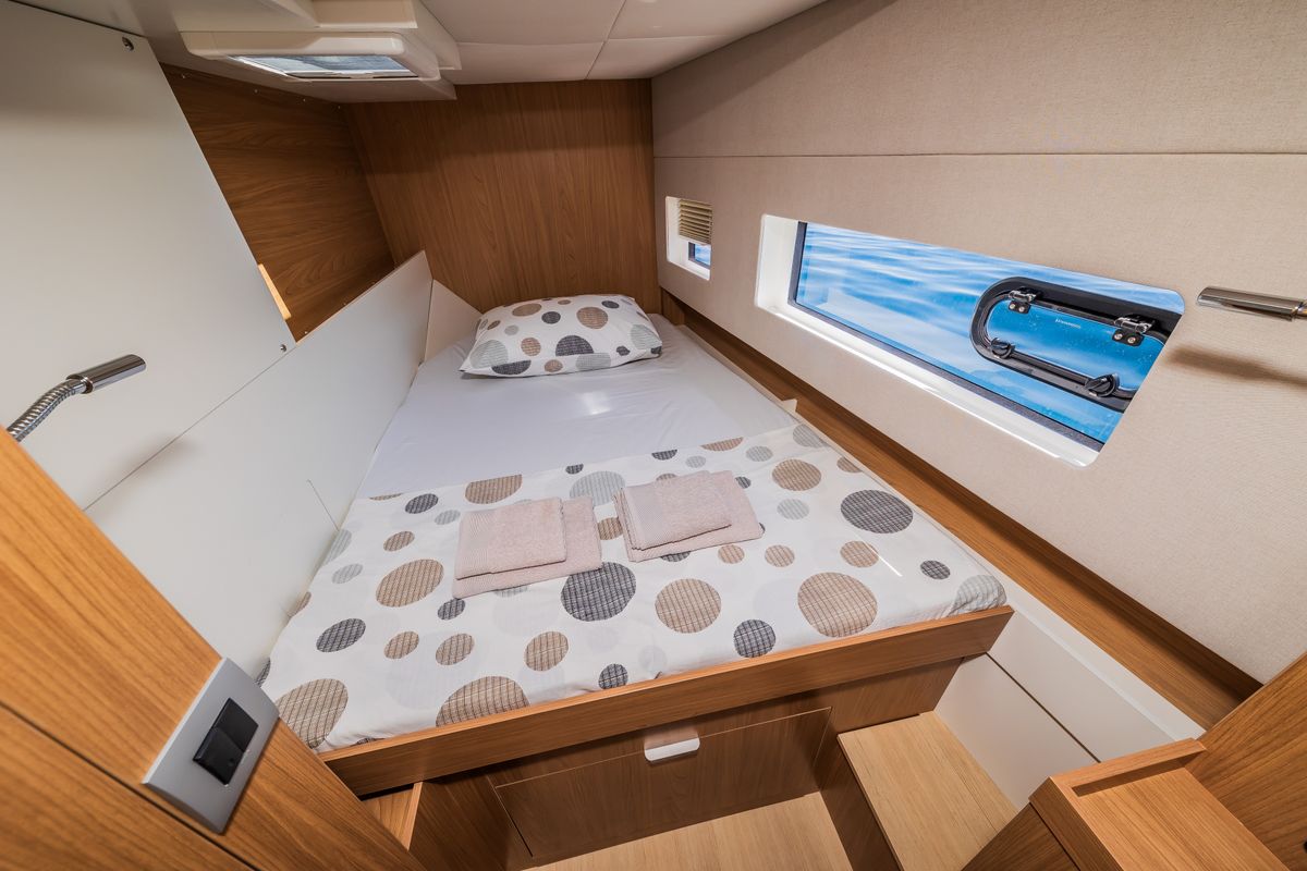 Cabin on Susanne, a Bali Catsmart catamaran at Općina Sukošan, Croatia
