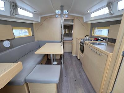 Salon of Ulysses, a Beneteau Oceanis 38 sailboat at Heiligenhafen, Germany