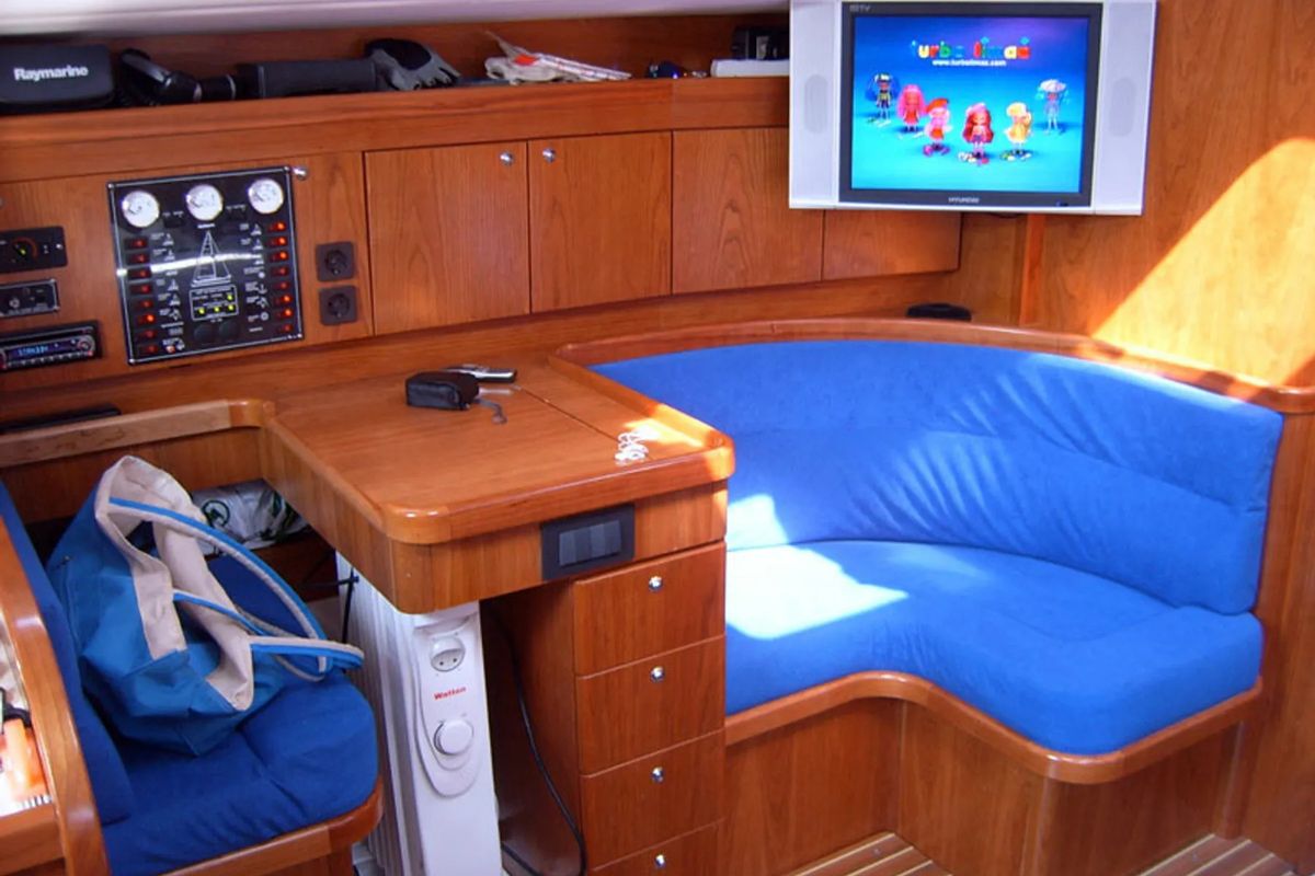 Salon of Pia, a Triplast Y 40 sailboat at Izola / Isola, Slovenia