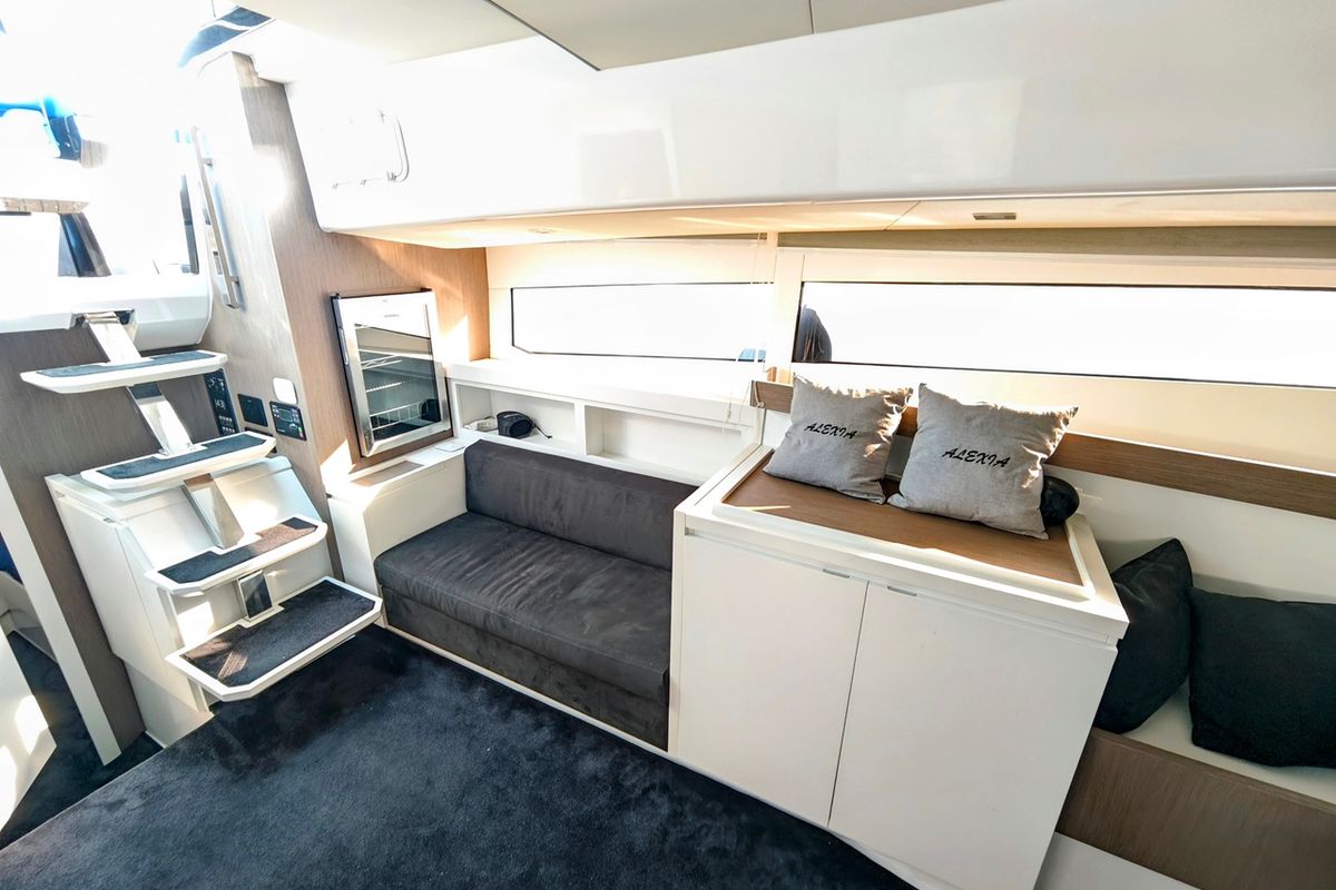Salon of Alexia, a Fiart Seawalker 43 yacht at Općina Sukošan, Croatia