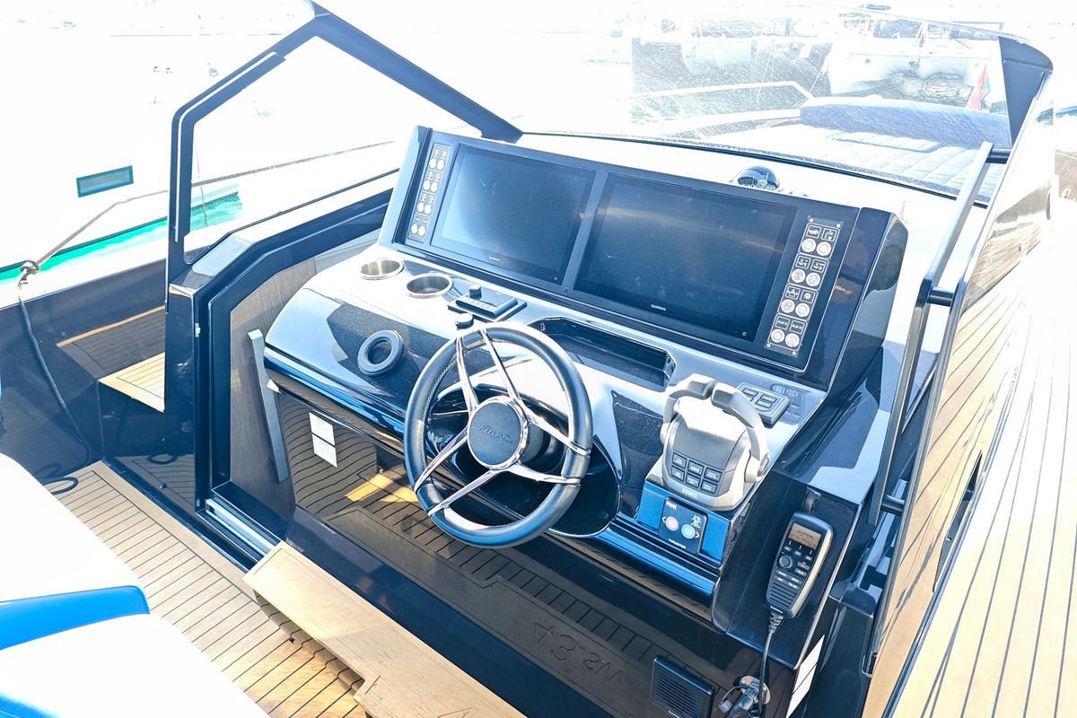 Cockpit of Alexia, a Fiart Seawalker 43 yacht at Općina Sukošan, Croatia